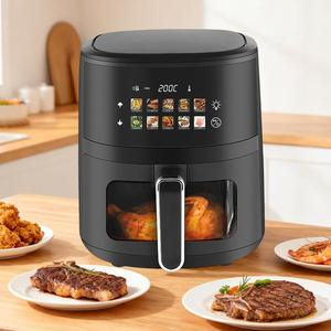 <span class=keywords><strong>Friteuse</strong></span> à air chaud domestique multifonction visuelle 360° <span class=keywords><strong>avec</strong></span> fonction vapeur, four électrique intelligent grande capacité <span class=keywords><strong>avec</strong></span> plateau <span class=keywords><strong>amovible</strong></span> antiadhésif - Product Image 4