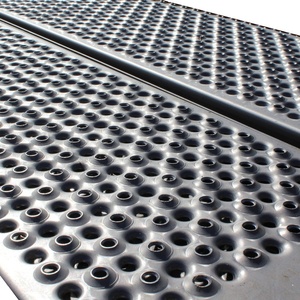 Interblocco reticolo di sicurezza plancia in metallo impugnatura con montante mezzanino Decking con finitura a trama semplice taglio traforato lavorato - Product Image 2