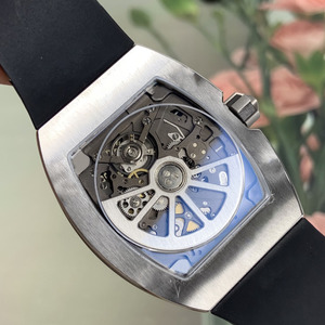 Montre mécanique de luxe de qualité supérieure, étanche, 39 mm, mouvement CRMA6, RM67-01, alliage de titane, squelette, montre RM - Product Image 5