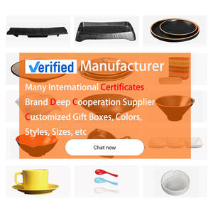 Juego de <span class=keywords><strong>Vajilla</strong></span> de <span class=keywords><strong>Melamina</strong></span> Blanca Moderna de 6 Piezas HCMA, Irrompible, Apto para Lavavajillas, para Fiestas, Campamentos, Bodas y Picnics - Product Image 5