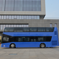 Bus urbain à deux étages diesel CNG électrique Fabriqué en Chine Bus Ankai pour le tourisme