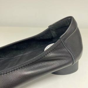 Chaussures bateau pour femme en cuir de vachette 100% haut de gamme, semelle intérieure en peau de mouton, talon épais de 3 cm, très souples, chaussures de conduite pour femme, personnalisation du logo - Product Image 5