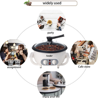 Sonifer SF-3561 Vente en Gros Utilisation Domestique 220V Machine à Popcorn Antiadhésive Multifonctionnelle Contrôle de Température Torréfacteur Électrique à Grains de Café