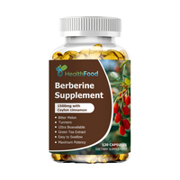 Cápsulas de Berberina Más Vendidas, 1500 MG, con Canela de Ceilán, Apoyo para el Metabolismo Cardíaco, Energía, Producción de Energía, Digestión