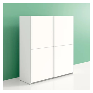 Armoire de chambre à coucher moderne extensible pour villa, avec 2 portes, en bois aggloméré - Product Image 5