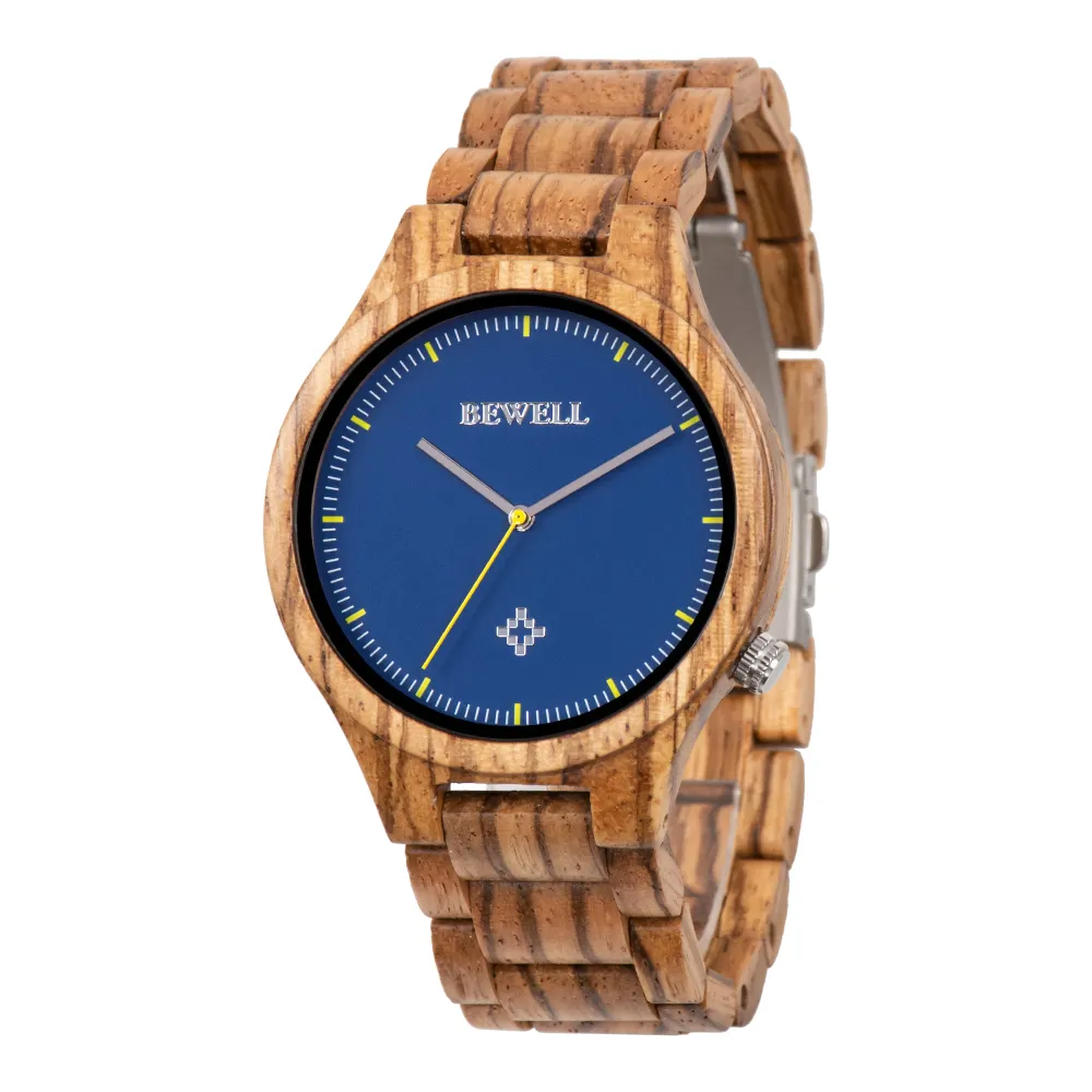 100% Nature vendita calda orologio in legno miglior design prezzo economico orologi in legno al quarzo moda ecologica per uomo