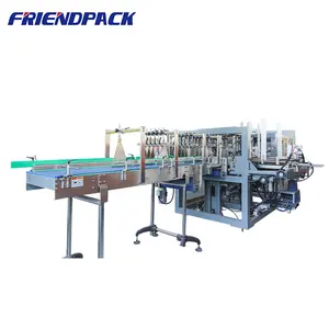 Full Automatic Customized Food And Beverage Bottle Carton Box Carton Packing Machine