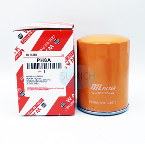กรองน้ำมันเครื่องรถยนต์ Wak Oil Filter Car Accessories รุ่น Ph8a 15601-44011 15600-41010 90915-Td004 90915-Td004 สำหรับรถยนต์นิสสัน - Product Image 1