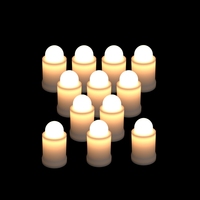 12 pièces/ensemble Smart APP électronique LED bougies avec télécommande maison chambre fête luxe thé lumière bougies