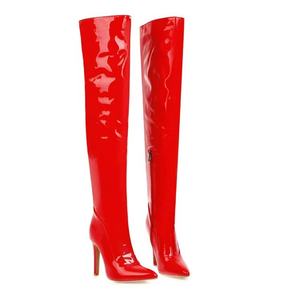 Grande taille sur le genou bottes <span class=keywords><strong>de</strong></span> <span class=keywords><strong>danse</strong></span> talon haut printemps automne <span class=keywords><strong>chaussures</strong></span> <span class=keywords><strong>de</strong></span> <span class=keywords><strong>danse</strong></span> du ventre sexy <span class=keywords><strong>boutique</strong></span> <span class=keywords><strong>de</strong></span> nuit bottes <span class=keywords><strong>de</strong></span> <span class=keywords><strong>danse</strong></span> - Product Image 2