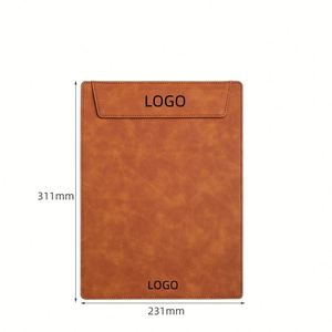 Hot Wholesale <b>A4</b> Size Pu Leather Menu Clip Board Hotel Conference Writing Pad School Office Supplies File <b>Folder</b> - Product Image 1