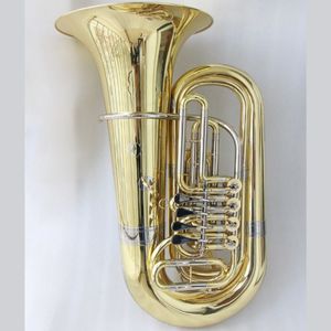 <span class=keywords><strong>Tuba</strong></span> professionnelle de haute qualité à 4 pistons rotatifs, instruments en cuivre - Product Image 1