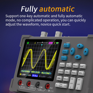 DSO3D12 Multifunktionales Zweikanal 3-in-1 120MHz 250MSa/s Abtastrate 3,2-Zoll-Oszilloskop Multimeter Signalgenerator - Product Image 3