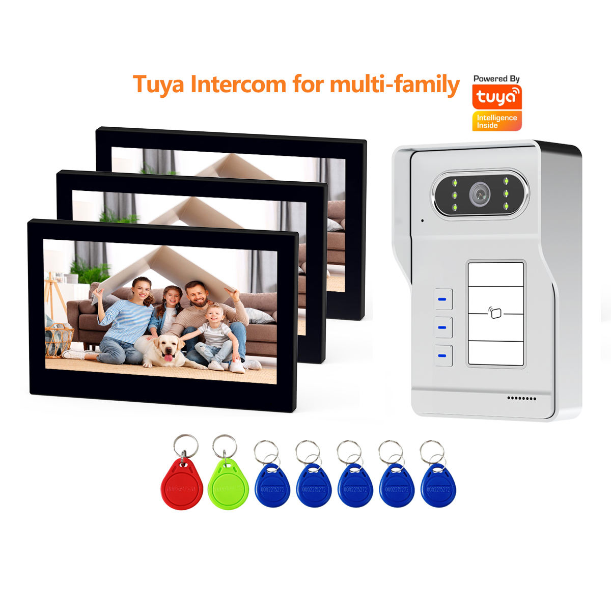 1 extérieur + 3 moniteurs