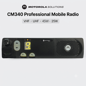 Radio Móvil Comercial CM340 de 45W, Estación Base Remota para Vehículo, Radio para Auto, Transceptor VHF CM140 CM160 - Product Image 5
