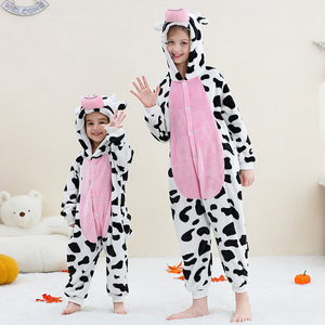 Navidad bebé Onesie vaca dibujos animados pijamas Casual fiesta mono - Product Image 1