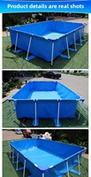 Großer Rechteckiger Indoor/Outdoor PVC-Leinwand Faltbarer Umweltfreundlicher Pool Grenzüberschreitendes Design für Haushalt Kinder-Schwimmbecken