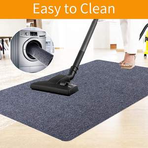 FOOTCARE Tapis de protection de sol moderne antidérapant et lavable, 36 x 48 pouces, avec rebord noir, pour chaises de bureau à domicile - Product Image 4