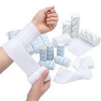 Consommables médicaux : Pansement pour fractures, rembourrage synthétique en coton orthopédique, bandage absorbant, rouleau de coton coupable