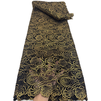 Tissu en dentelle guipure de haute qualité NI.A, dentelle en filet brodée, dentelle unie pour les fêtes et les mariages
