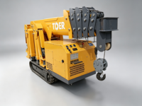 Grue araignée de 5 tonnes haute performance avec système de télécommande pour les travaux de manutention de matériaux de construction