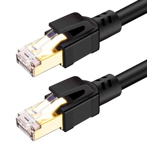 CAT8 FLAT 40Gbps High-speed Network Adapter Cable 30m 20m 10m 5m 1m STP 24AWG Ethernet Cable <b>Computer</b> <b>Accessories</b> for Networking - Product Image 2