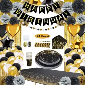 Fournitures de fête d'anniversaire, ventilateur suspendu, <span class=keywords><strong>guirlande</strong></span> de ballons, or <span class=keywords><strong>Rose</strong></span>, ensemble de décoration de fête - Product Image 2
