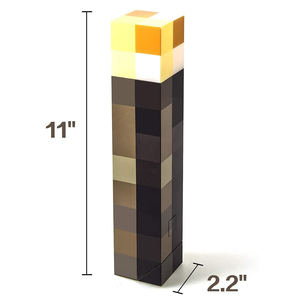 โคมไฟติดผนังแบบชาร์จไฟได้ <span class=keywords><strong>Brownstone</strong></span> Pixels Torch USB ขนาด 11 นิ้ว โคมไฟกลางคืน โคมไฟหัวเตียง สำหรับห้องนอนเด็ก ห้องนั่งเล่น ห้องเล่นเกม - Product Image 3