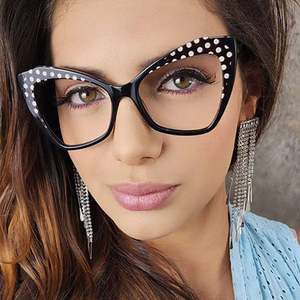 Gafas de Moda Vintage 2025 para Mujer, Monturas de Gafas de Ojo de Gato Coloridas, TR90, Anti Luz Azul, Gafas de Computadora para Mujer - Product Image 6