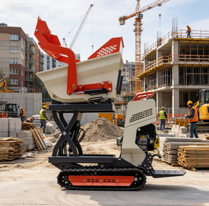 Mini Camión Volquete Ht500, Ahorra Mano de Obra y Dinero, Volquete Pequeño de Fácil Operación, Transportador para Construcción, Granjas y Edificios - Product Image 1