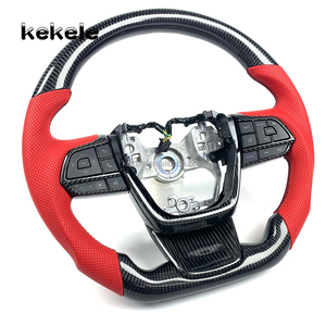 Volante de Fibra de Carbono y Cuero Perforado Personalizado para Toyota <span class=keywords><strong>Sienna</strong></span> LE XLE <span class=keywords><strong>SE</strong></span> Limited 2018 <span class=keywords><strong>2019</strong></span> 2020 2021 2022 2023 2024 - Product Image 5