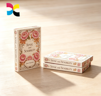 Livre de roman décoratif personnalisé haut de gamme à couverture rigide pour l'édition et l'impression, reliure cartonnée, pelliculage mat, écologique, expédition rapide