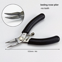 3pcs 3.5in Mini pince antirouille personnalisée Pince à becs aiguilles Multi Tools Jeux de pinces pour la fabrication de bijoux