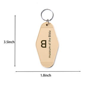 <b>Custom</b> Logo Motel Keychain Uv Decal Chain <b>Key</b> <b>Ring</b> Blank Motel Hotel Room Keychain - Product Image 4