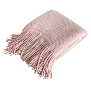 Peach <b>Throw</b> <b>for</b> Travel Couch <b>Bed</b> Sofa - Product Image 1