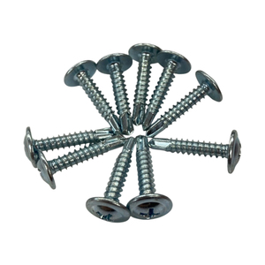 Vis autoperceuse à tête en acier C1022, finition zinguée CR3+, tête en acier modifiée, haute qualité, longueur 25 mm, filetage M4.8 - Product Image 1