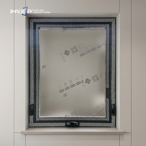 Fenêtre à manivelle en aluminium de style américain à rupture de pont thermique, économie d'énergie, étanche et insonorisée pour villa résidentielle - Product Image 1