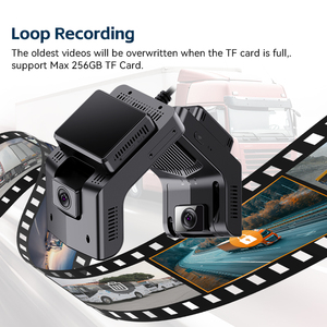 Hạm Đội Dashcam 4G Sim phía trước và bên trong tầm nhìn ban đêm Xe DVR máy ảnh kép Wifi DMS ADAS cmsv6 Video màn hình GPS theo dõi - Product Image 3