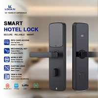 Serrure d'hôtel RFID de haute qualité avec système de gestion gratuit, déverrouillage par carte RFID, serrure de porte intelligente électrique, entrée sans clé, serrure d'hôtel