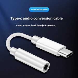 Di alta qualità da 3.5mm a tipo-c adattatore cavo di ascolto convertitore parlante per Xiaomi Huawei