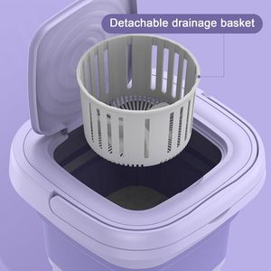 Portable 9L <b>Mini</b> Washing Machine with Dryer Electric Single Tub Washer and Dryer Plastic Housing - Product Image 2