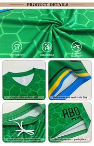 Kits de camisetas de equipo de pedido a granel, camiseta barata, <span class=keywords><strong>cuello</strong></span> redondo, <span class=keywords><strong>cuello</strong></span> redondo, Fútbol personalizado para niños, <span class=keywords><strong>sin</strong></span> logotipo personalizado, camiseta de fútbol - Product Image 6