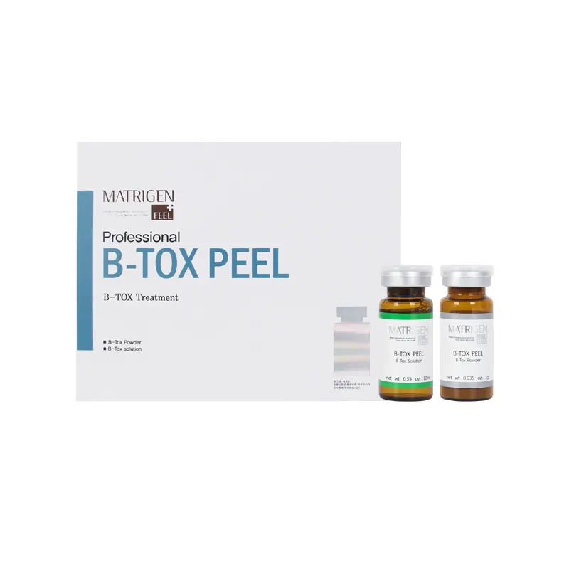 เกาหลีจัดการผิว Matrigen B-TOX ปอกเปลือกฟื้นฟูชุดมืออาชีพ B-Tox เปลือก B-Tox รักษา