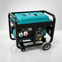Générateur silencieux 10 kW, station d'alimentation portable pour la maison, le camping, la construction, l'alimentation d'urgence
