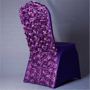 Cheap Rose Design Decorative <strong>Chair</strong> <strong>Covers</strong> and Table <strong>Cover</strong> Seat for <strong>Wedding</strong> Event