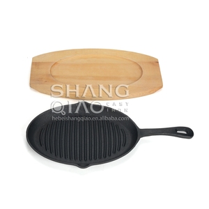 Fajita <span class=keywords><strong>en</strong></span> <span class=keywords><strong>fonte</strong></span> pré-assaisonnée <span class=keywords><strong>de</strong></span> taille personnalisée, <span class=keywords><strong>plat</strong></span> <span class=keywords><strong>de</strong></span> service ovale avec <span class=keywords><strong>dessous</strong></span> <span class=keywords><strong>de</strong></span> <span class=keywords><strong>plat</strong></span> <span class=keywords><strong>en</strong></span> bois pour Fajitas autres plats grésillants - Product Image 3