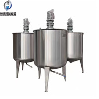 Cuve de mélange et d'homogénéisation de cire liquide en acier inoxydable 100L-300L avec moteur et boîte de vitesses pour le traitement des produits chimiques