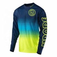 Kaos Bersepeda Lengan Panjang Kualitas Terbaik untuk Olahraga Gunung, Balap Downhill, Pakaian Off Road, Cepat Kering, Jersey MTB untuk Remaja dan Pria
