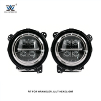 Nouvelle Arrivée Phare LED Blanc Jaune 4x4 avec Lentille Claire et Coque de Signalisation pour Wrangler JL JT