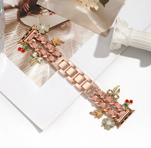 <span class=keywords><strong>Bracelet</strong></span> de montre en acier inoxydable de luxe, élégant, avec chaîne en jean et boucle durable étanche pour montre - Product Image 3